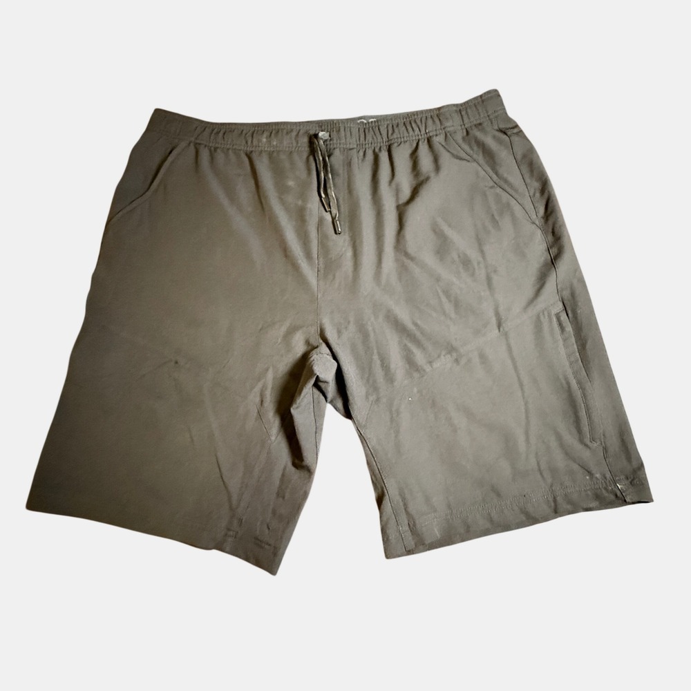 Gerry Mens Active Trail Shorts XXL Black Stretch Hiking Gym Drawstring 1555147